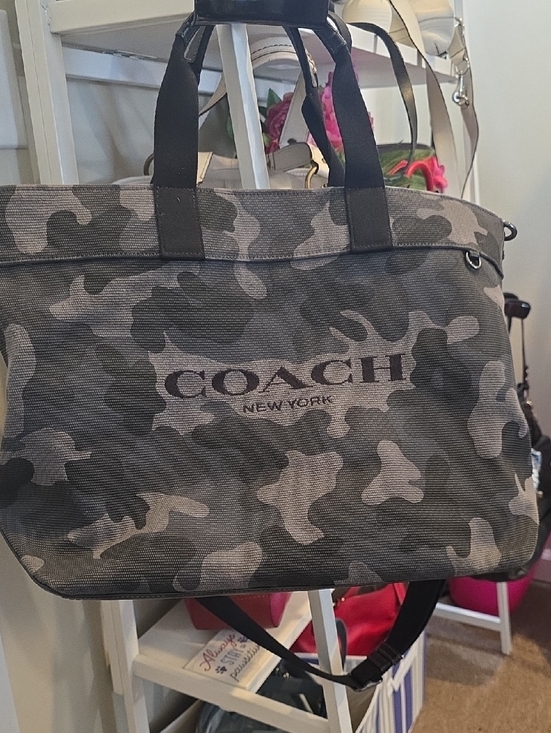 Other - Coach CAMO 38 CANVAS AND LEATHER